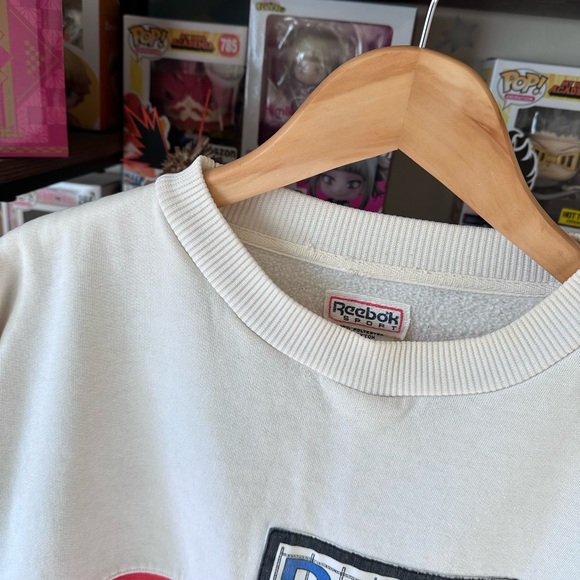 Vintage Reebok Olympics AOP Sweatshirt World Games USA Mens M 90s - Picture 4 of 10